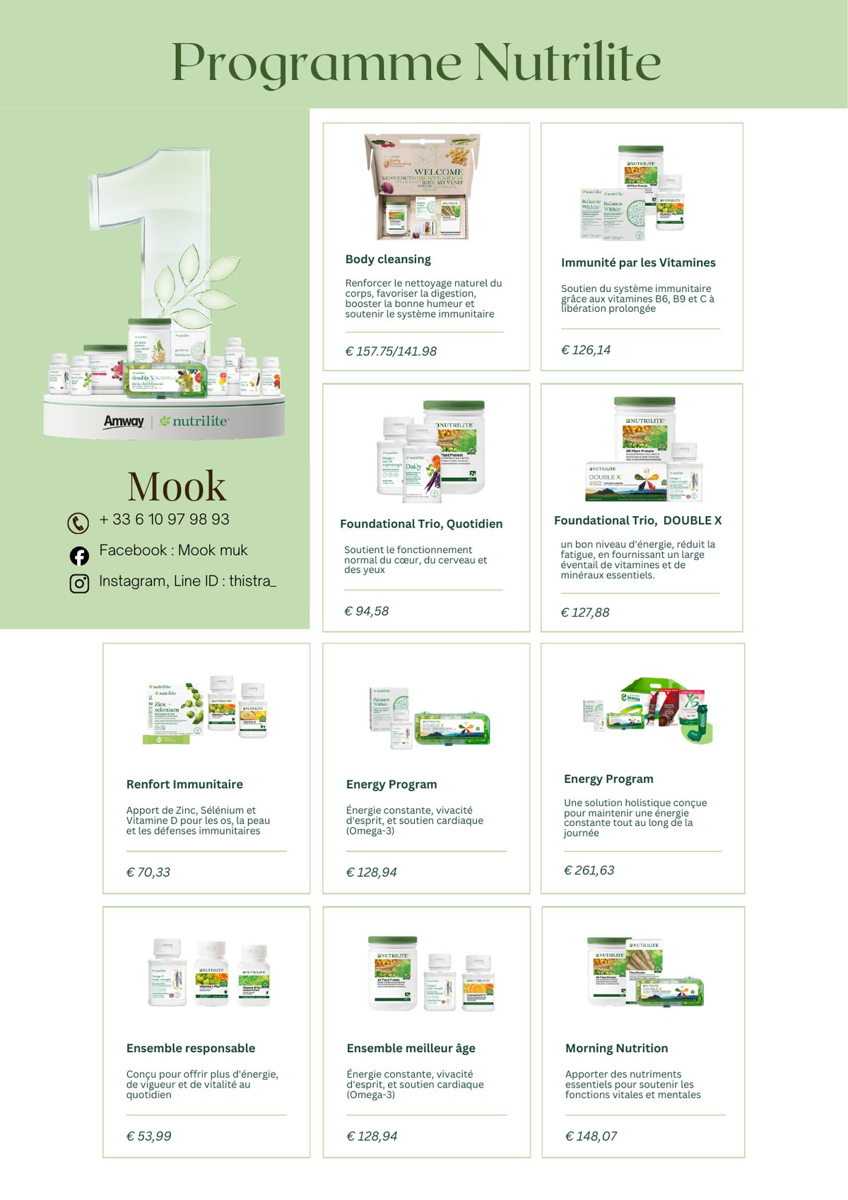 Programmes Nutrilite